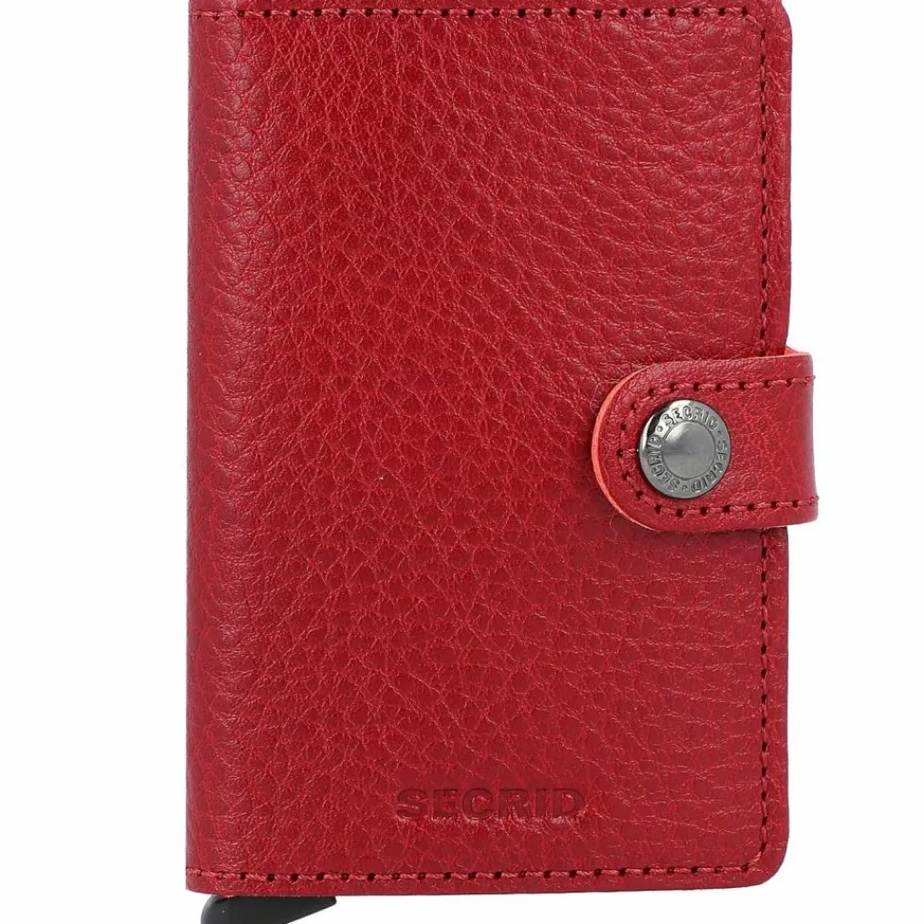 Secrid Visitenkartenetuis<Miniwallet Vegetable Kreditkartenetui RFID Leder 6,5 cm rosso-bordeaux