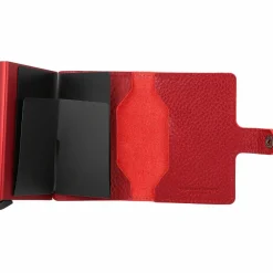 Secrid Visitenkartenetuis<Miniwallet Vegetable Kreditkartenetui RFID Leder 6,5 cm rosso-bordeaux