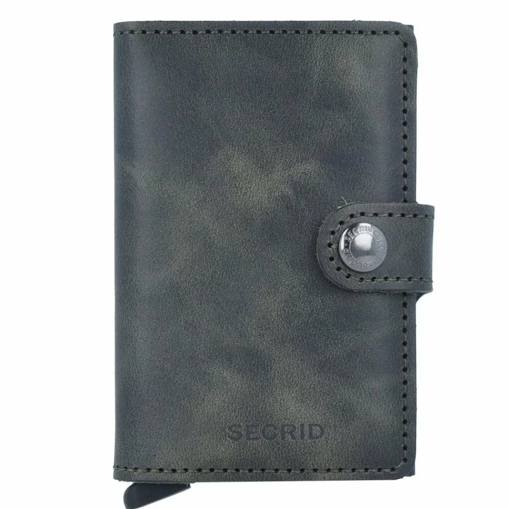 Sale Secrid Miniwallet Vintage Kreditkartenetui Geldbörse RFID Leder 6,5 cm olive black