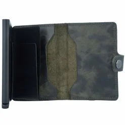Sale Secrid Miniwallet Vintage Kreditkartenetui Geldbörse RFID Leder 6,5 cm olive black