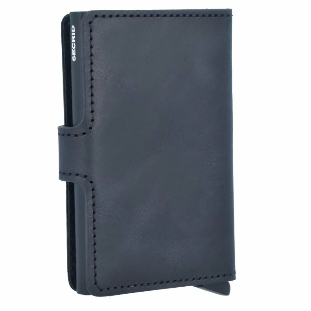 Secrid Visitenkartenetuis<Miniwallet Vintage Kreditkartenetui Geldbörse RFID Leder 6,5 cm black