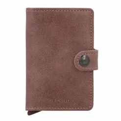 Clearance Secrid Miniwallet Vintage Kreditkartenetui Geldbörse RFID Leder 6,5 cm mauve