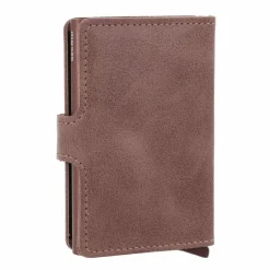 Clearance Secrid Miniwallet Vintage Kreditkartenetui Geldbörse RFID Leder 6,5 cm mauve