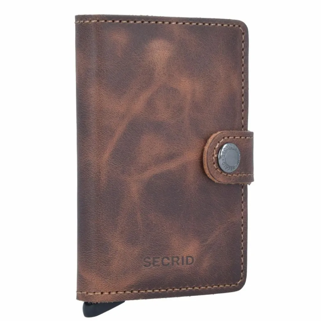Secrid Miniwallet Vintage Kreditkartenetui Geldbörse RFID Leder 6,5 cm
