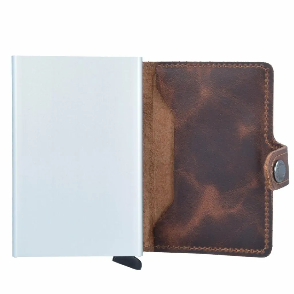 Secrid Miniwallet Vintage Kreditkartenetui Geldbörse RFID Leder 6,5 cm