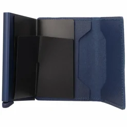 Secrid Visitenkartenetuis<Slimwallet Crisple Kreditkartenetui Geldbörse RFID Leder 6,5 cm navy