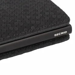 Secrid Visitenkartenetuis<Slimwallet Kreditkartenetui RFID Schutz Leder 7 cm black