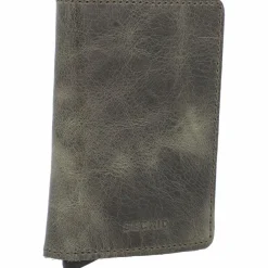 Clearance Secrid Slimwallet Kreditkartenetui RFID Schutz Leder 6.5 cm olive-black