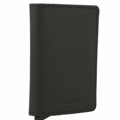 Secrid Visitenkartenetuis<Slimwallet Matte Kreditkartenetui Geldbörse RFID Leder 6,5 cm black