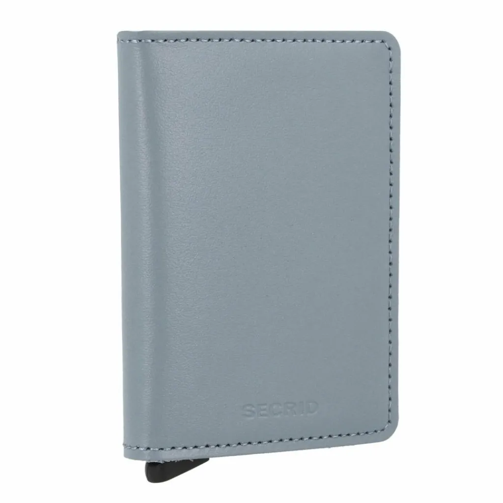 Clearance Secrid Slimwallet Original Kreditkartenetui Geldbörse RFID Leder 6,5 cm ice blue