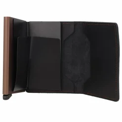 New Secrid Slimwallet Original Kreditkartenetui Geldbörse RFID Leder 6,5 cm black-brown
