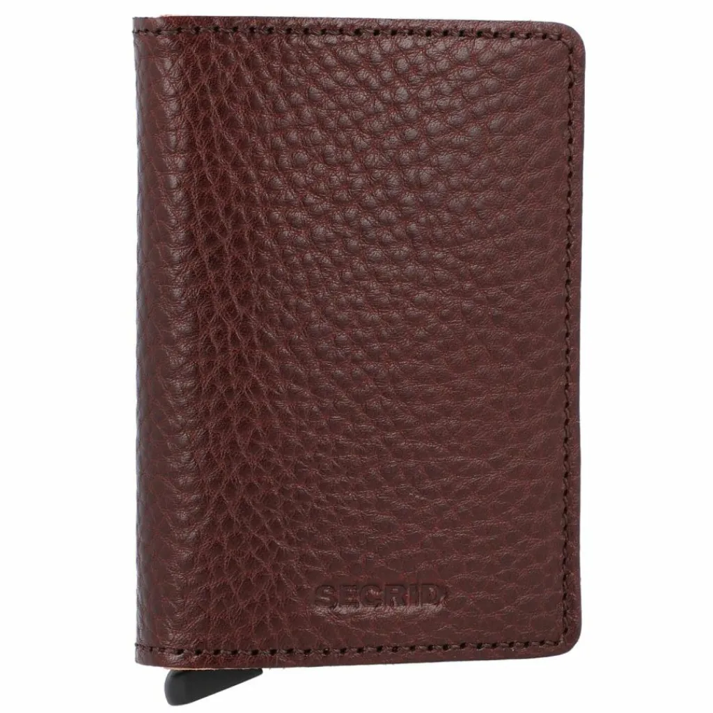 Secrid Visitenkartenetuis<Slimwallet Vegetable Kreditkartenetui RFID Leder 7 cm espresso-brown