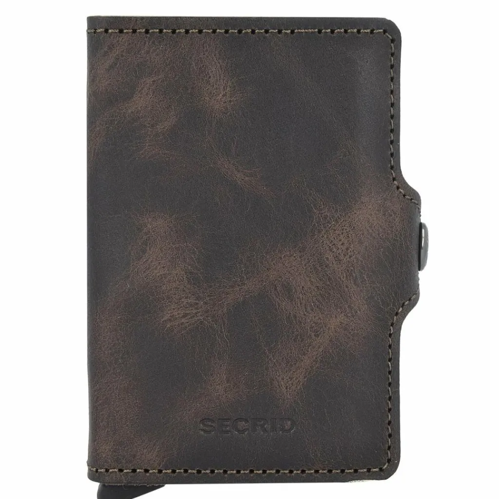 Secrid Visitenkartenetuis<Twinwallet Vintage Kreditkartenetui RFID Leder 6,5 cm chocolate