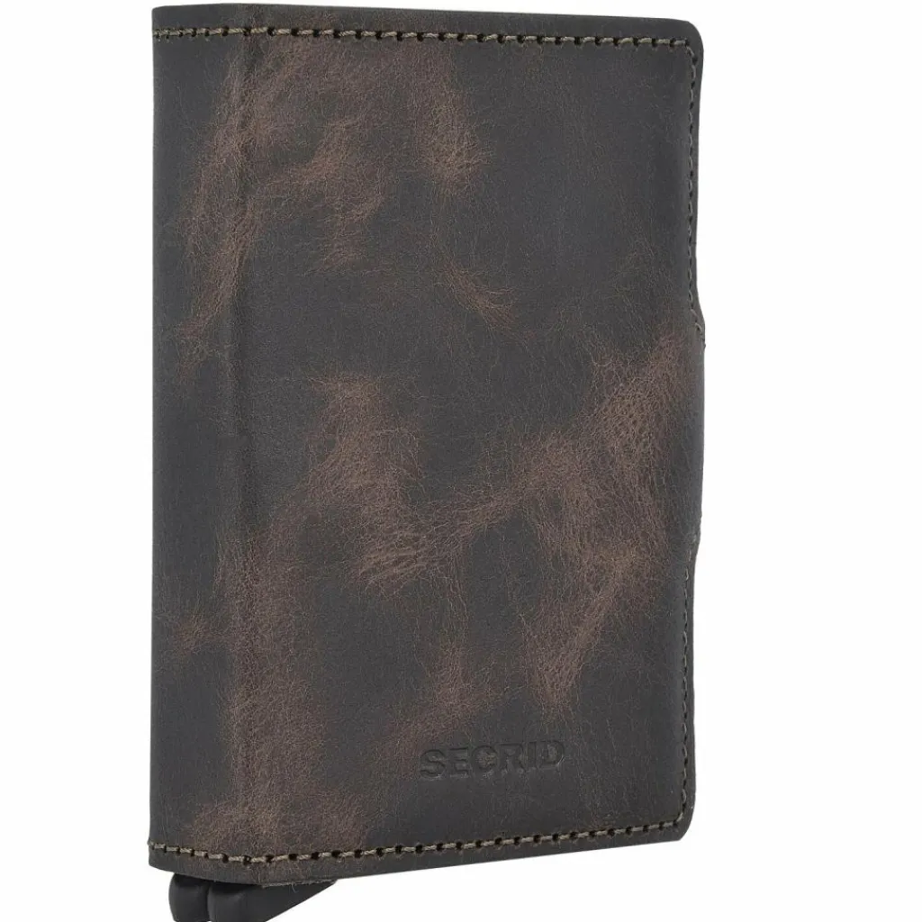 Secrid Visitenkartenetuis<Twinwallet Vintage Kreditkartenetui RFID Leder 6,5 cm chocolate
