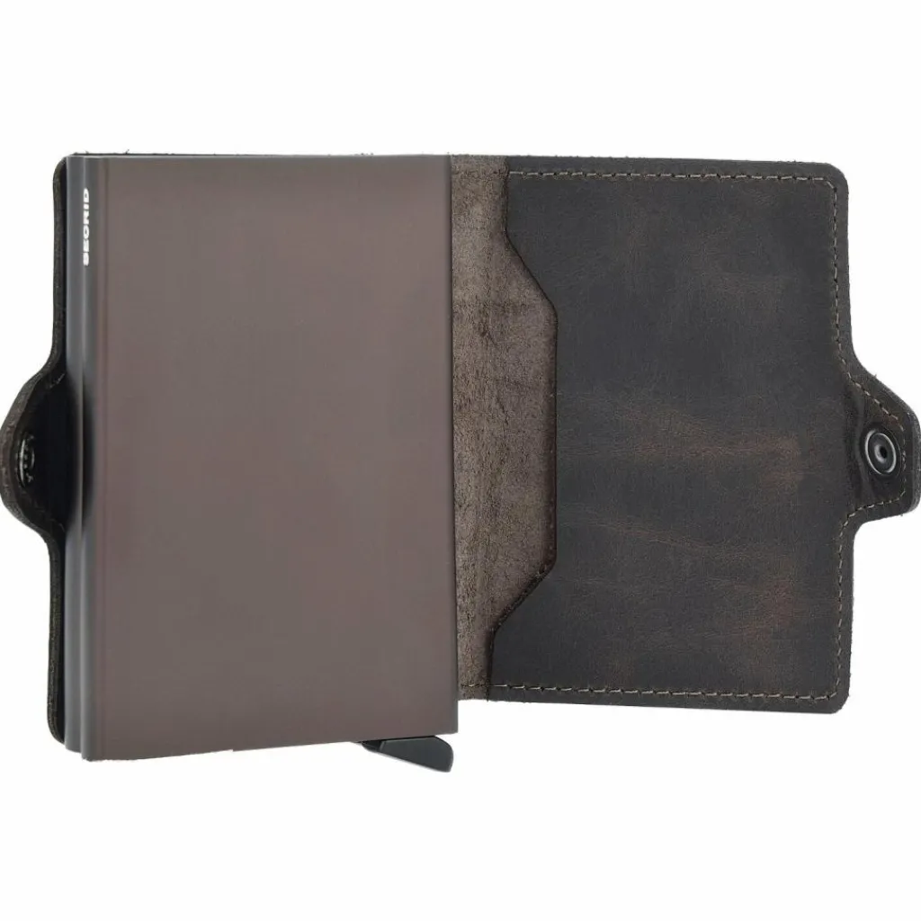 Secrid Visitenkartenetuis<Twinwallet Vintage Kreditkartenetui RFID Leder 6,5 cm chocolate