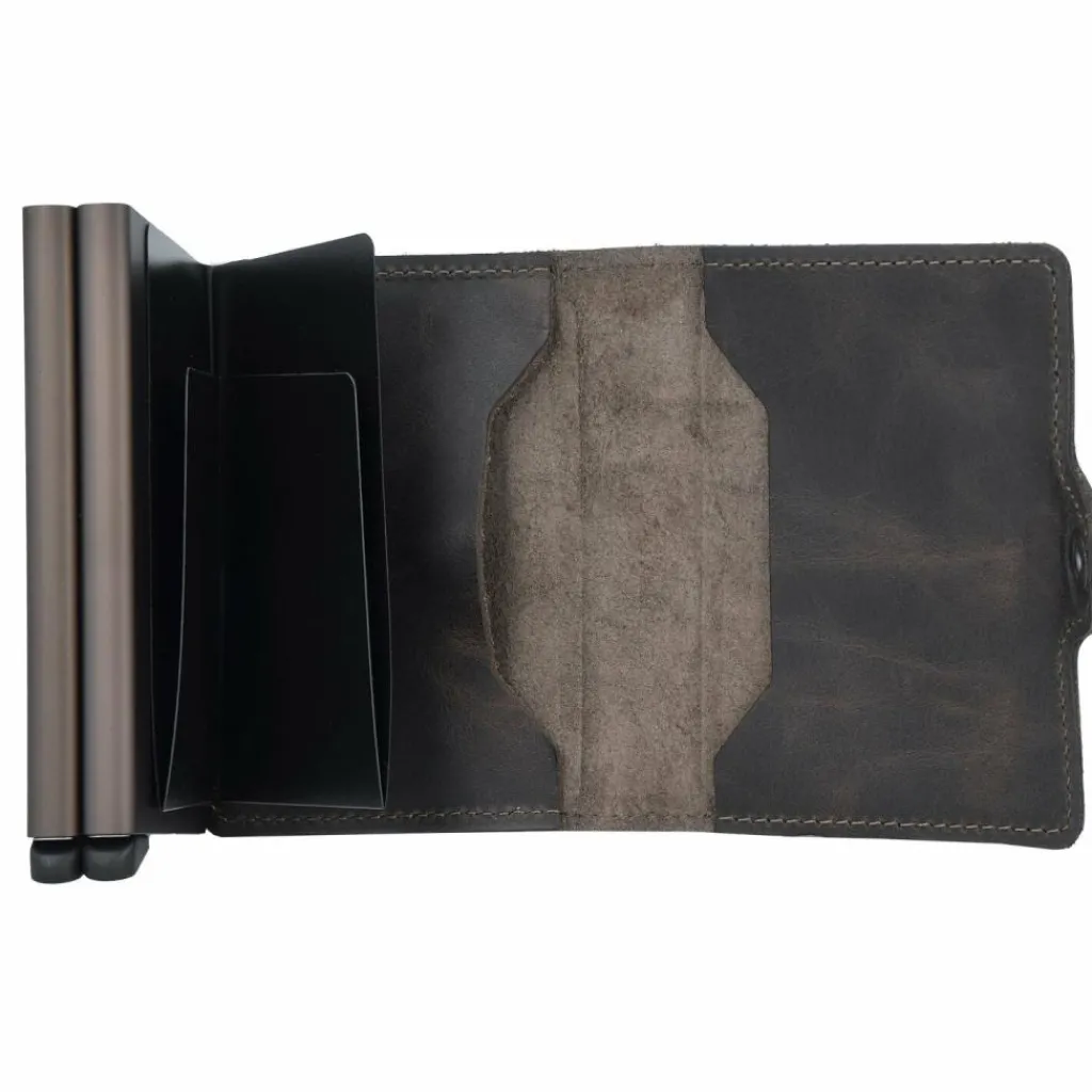 Secrid Visitenkartenetuis<Twinwallet Vintage Kreditkartenetui RFID Leder 6,5 cm chocolate