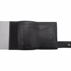 Hot SecWal Kartenetui RFID Leder 9 cm schwarz