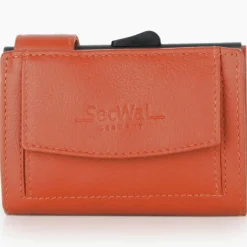 SecWal 2 Kreditkartenetui Geldbörse RFID Leder 9 cm