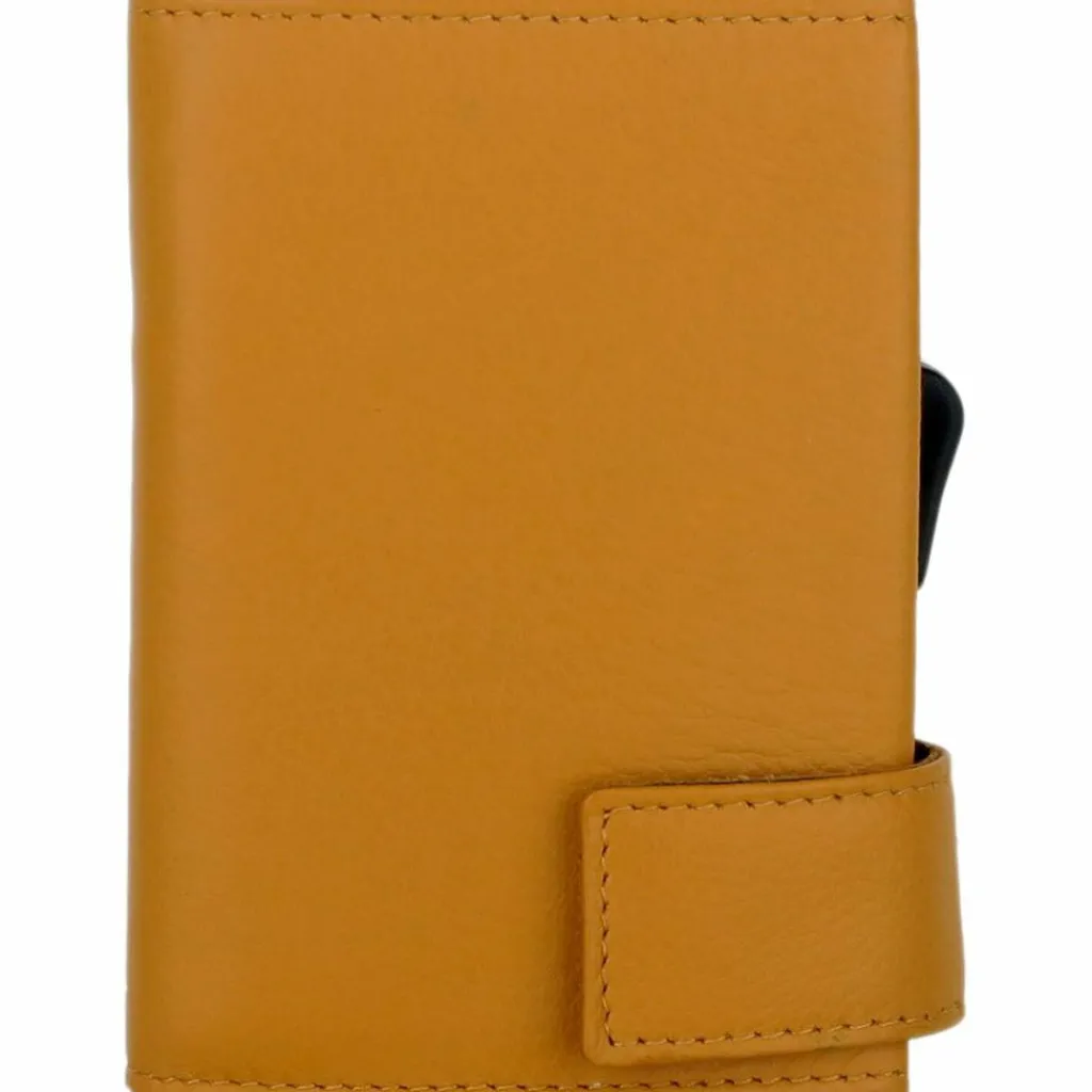 SecWal Visitenkartenetuis<2 Kreditkartenetui Geldbörse RFID Leder 9 cm gelb