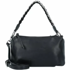 Seidenfelt Aminne Handtasche 25 cm Black-Silver