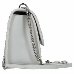 Hot Seidenfelt Anga Square Schultertasche 17 cm silver-diamonds