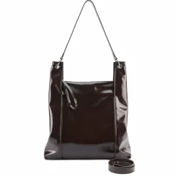 Discount Seidenfelt Delary Schultertasche 43 cm dark chocolate