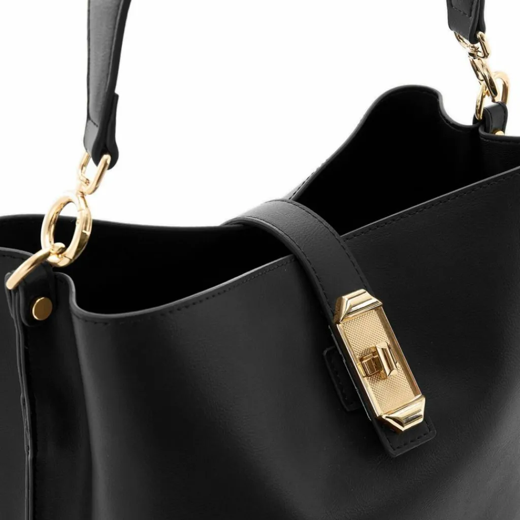 Outlet Seidenfelt Eiby Schultertasche 29 cm black