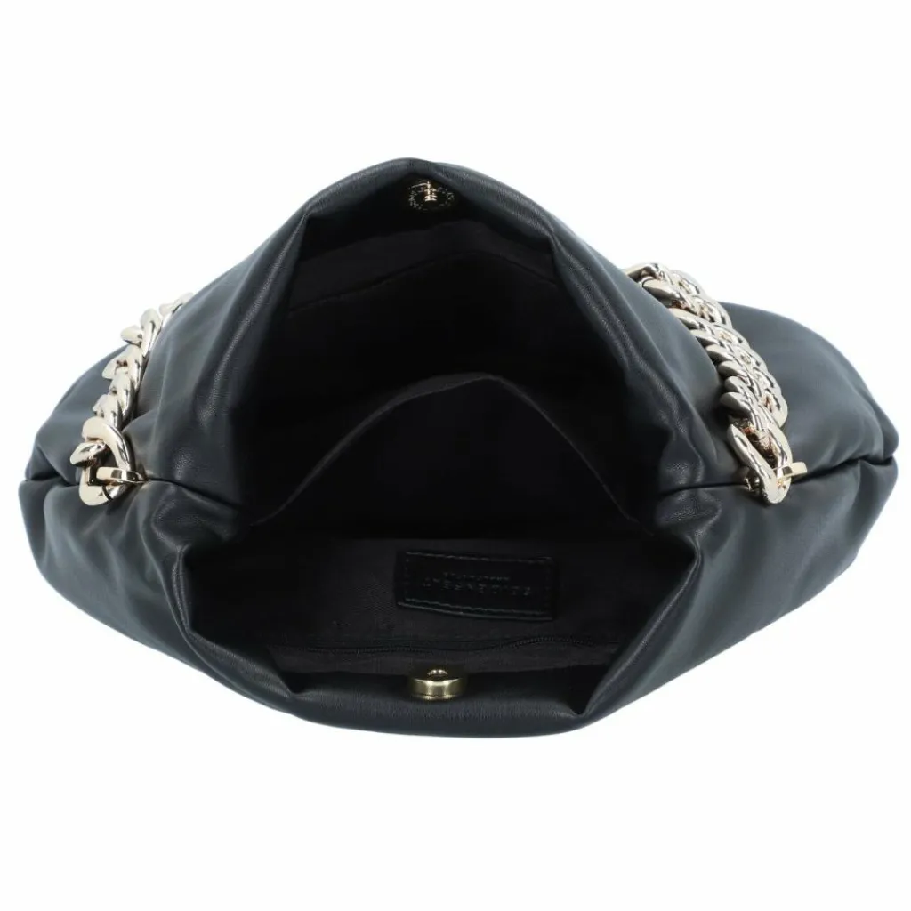 Hot Seidenfelt Eke Schultertasche 29 cm black-gold