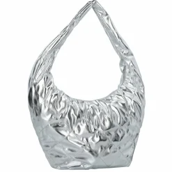 Seidenfelt Evenes Schultertasche 57 cm silver