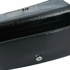 Seidenfelt Schultertaschen<Liinaja Schultertasche 23 cm glossy black