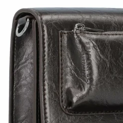 Online Seidenfelt Liinaja Schultertasche 23 cm blackish metallic