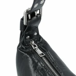 Seidenfelt Schultertaschen|Henkeltaschen<Liinaja Schultertasche 36 cm glossy black