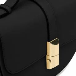 Seidenfelt Henkeltaschen<Lilla Ro Handtasche 21 cm black