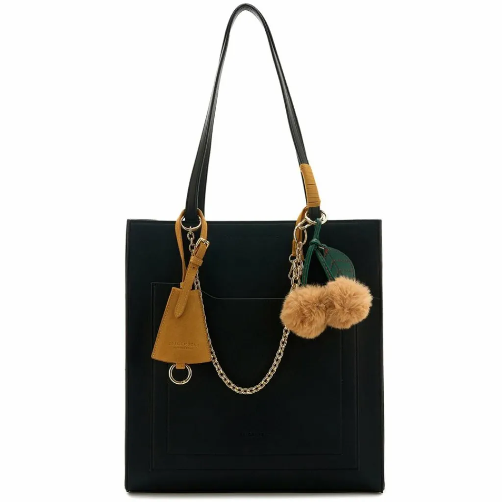 Seidenfelt Henkeltaschen|Schultertaschen<Lyby Schultertasche 31 cm black