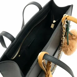 Seidenfelt Henkeltaschen|Schultertaschen<Lyby Schultertasche 31 cm black