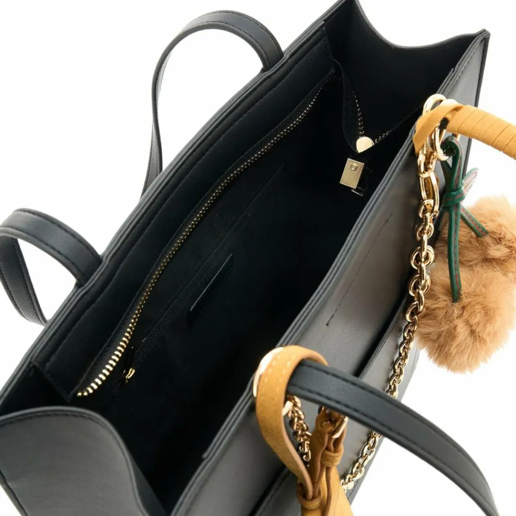 Seidenfelt Henkeltaschen|Schultertaschen<Lyby Schultertasche 31 cm black