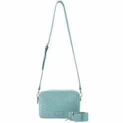 Seidenfelt Umhängetaschen<Nesna Umhängetasche 22 cm croco print ice blue
