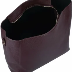 Seidenfelt Schultertaschen<Persby Schultertasche 40 cm very dark red-gold