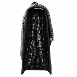 Seidenfelt Umhängetaschen<Roros Big Umhängetasche 25 cm croco print black