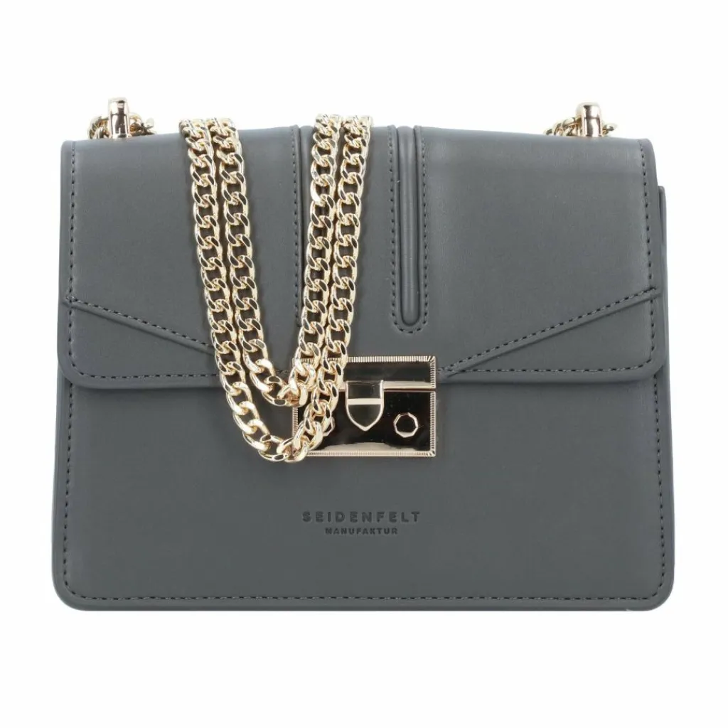Seidenfelt Umhängetaschen<Roros Umhängetasche 21 cm antracite-gold