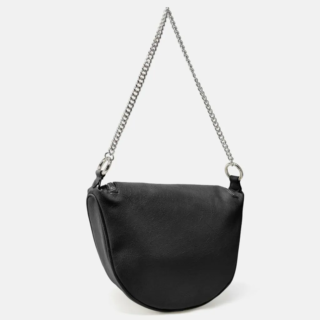 Seidenfelt Henkeltaschen|Schultertaschen<Skien Schultertasche 28 cm glossy black