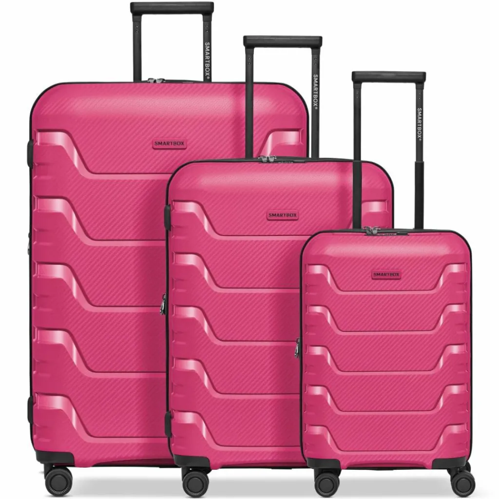 Smartbox Edition 01 4 Rollen Kofferset 3-teilig mit Dehnfalte