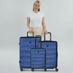 Hot Smartbox Edition 03 4 Rollen Kofferset 3-teilig dark-blue