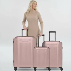 Smartbox Koffersets Als Hartgepäck|Koffersets 3-Teilig<Edition 02 4 Rollen Kofferset 3-teilig rose metallic