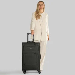 Discount Smartbox Edition 04 4 Rollen Trolley 67 cm mit Dehnfalte black