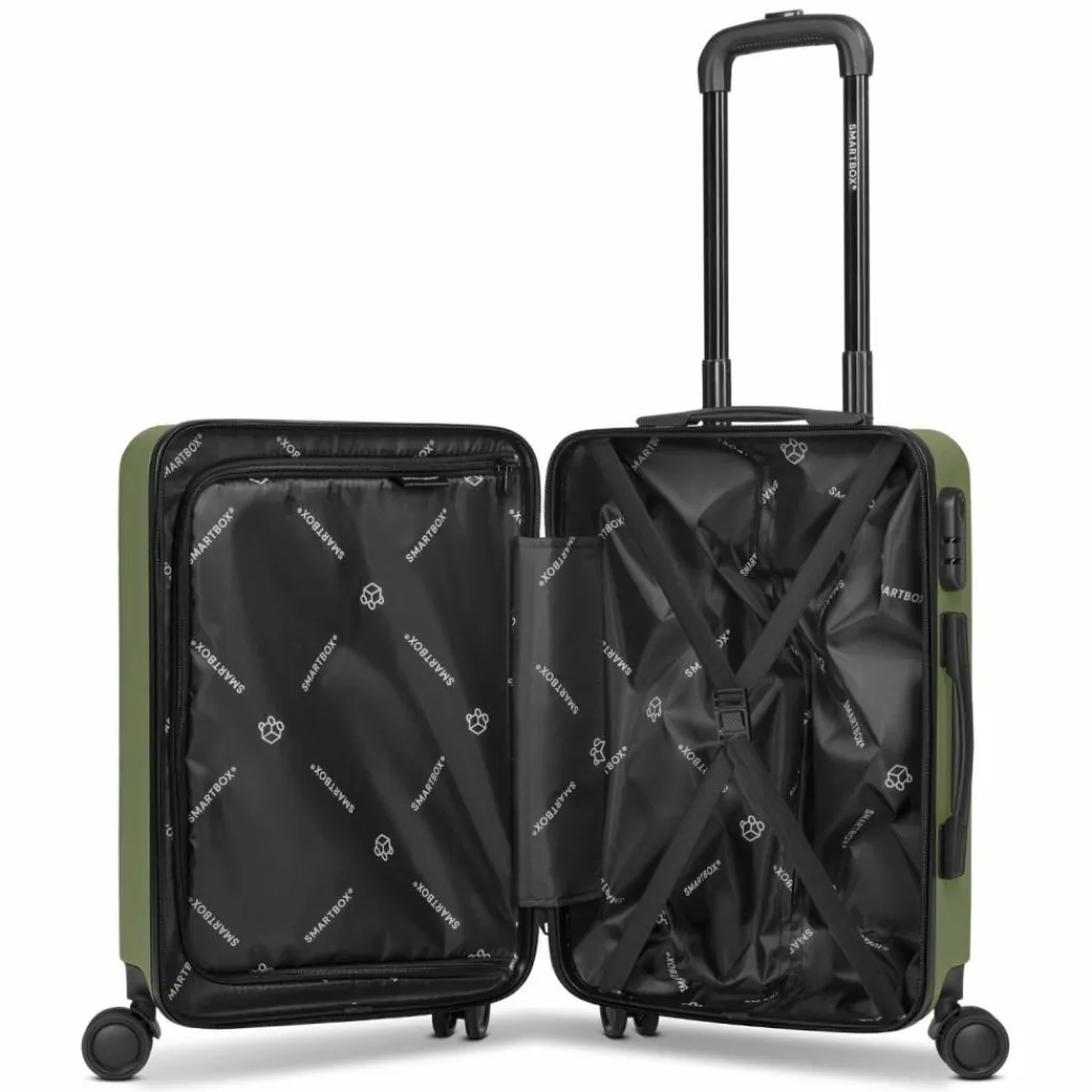Best Smartbox Edition 05 4 Rollen Kabinentrolley 55 cm olive