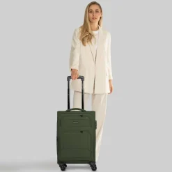 Clearance Smartbox Edition 04 4 Rollen Kabinentrolley 55 cm mit Dehnfalte slate-green