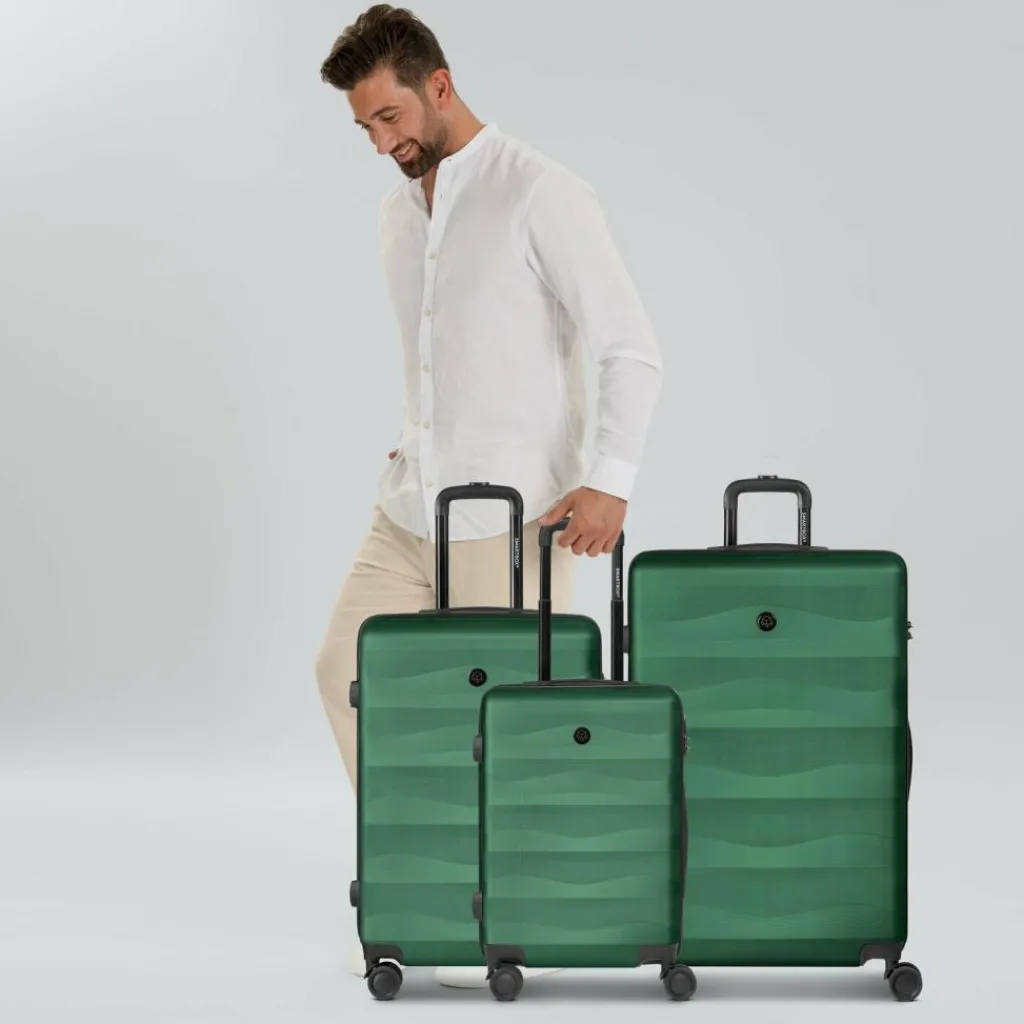 Online Smartbox Edition 03 4 Rollen Kofferset 3-teilig dark-green