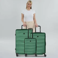 Online Smartbox Edition 03 4 Rollen Kofferset 3-teilig dark-green