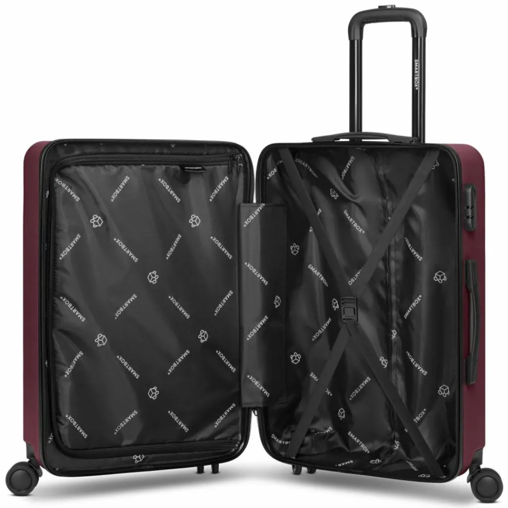 Online Smartbox Edition 05 4 Rollen Trolley 66 cm burgundy